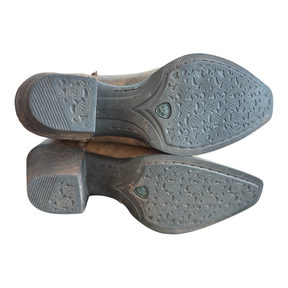 Ariat Copper-Brown Leather Western Boots – Size 7 (Early 2000s) - Picture 7 of 7